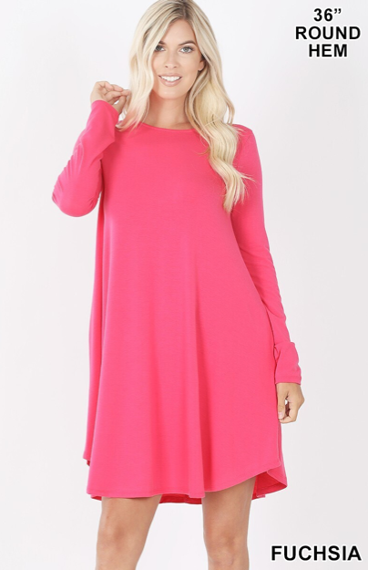 House Dress, Long Sleeve with Pockets
