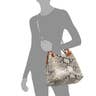 Godeberta Tote Bag Women.Genuine Leather Python Suede