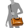 Catena Womens Tote Bag. Genuine Leather Suede Engraved