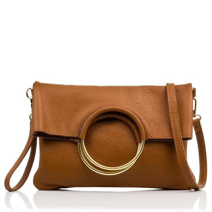 Corinna Shoulder Bag Women.Genuine Leather Dollaro